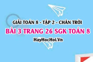 Bài 3 trang 26 Toán 8 Tập 2 Chân trời sáng tạo: Đường Thẳng Song Song & Cắt Nhau